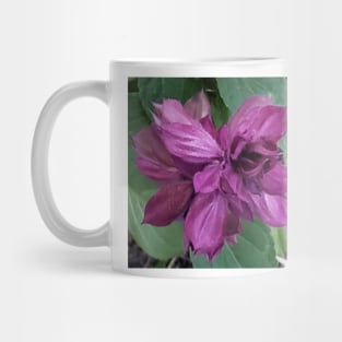 Close up of a purple flower Mug